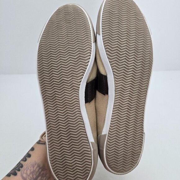 vintage Puma | sneakerina tan canvas sporty balletcore mary jane flats | WMS 8 - Picture 11 of 11